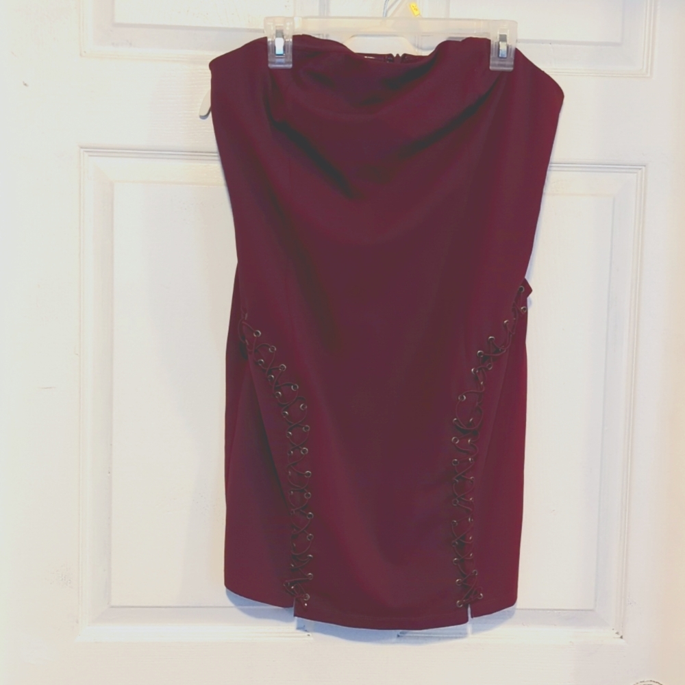 Strapless dress